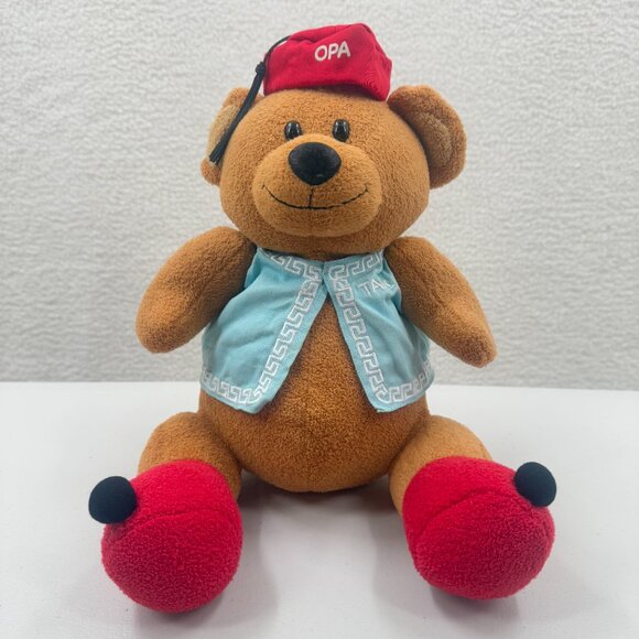 Rare Taki The Talking Teddy Bear OPA! Greek Speaking, Counting, Singing - Picture 3 of 9